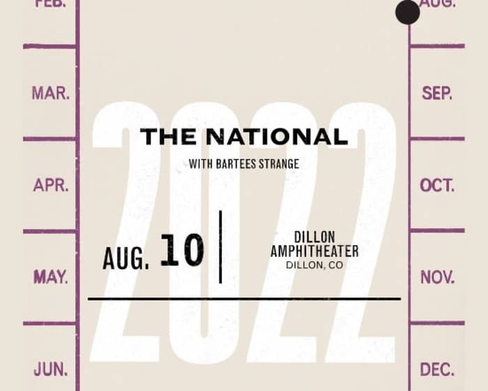 The National - Summer 2022 tickets