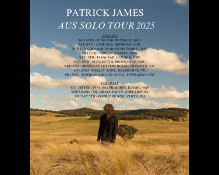 Patrick James tickets