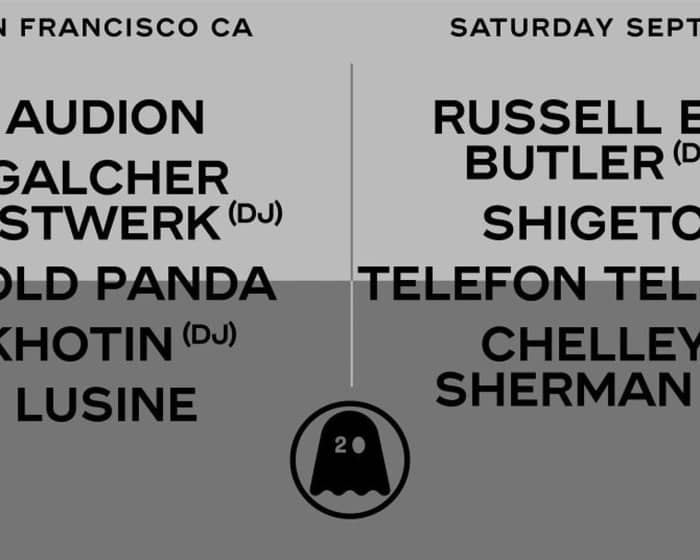 Ghostly 20 San Francisco with Audion, Gold Panda, Shigeto, Lusine tickets