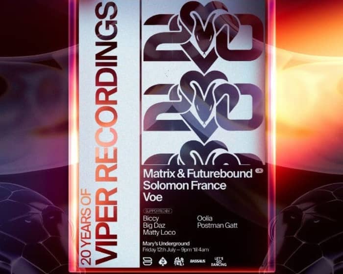 20 Years of Viper Recordings tickets