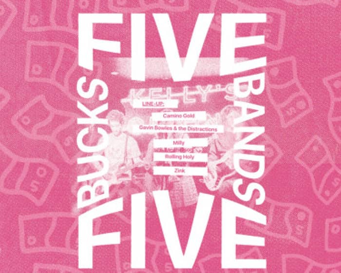 5 bands 5 bucks - March tickets