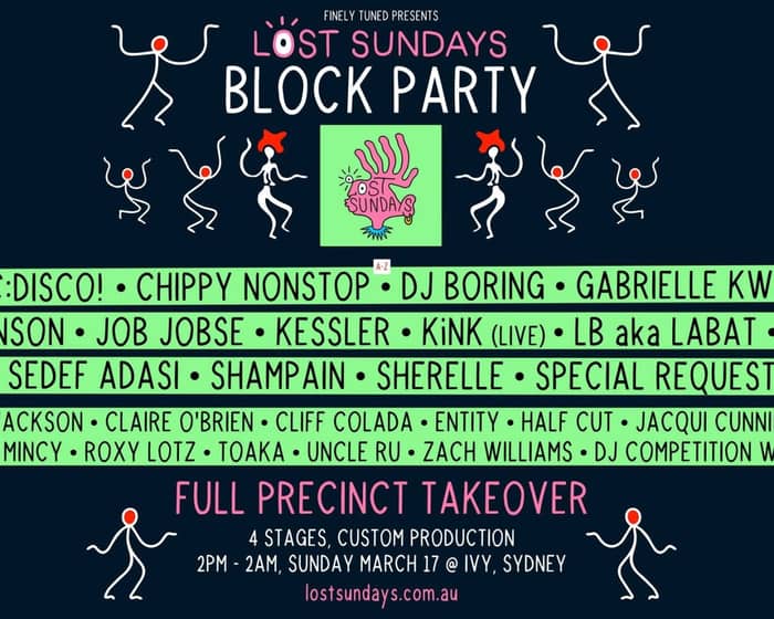 LOST SUNDAYS BLOCK PARTY tickets