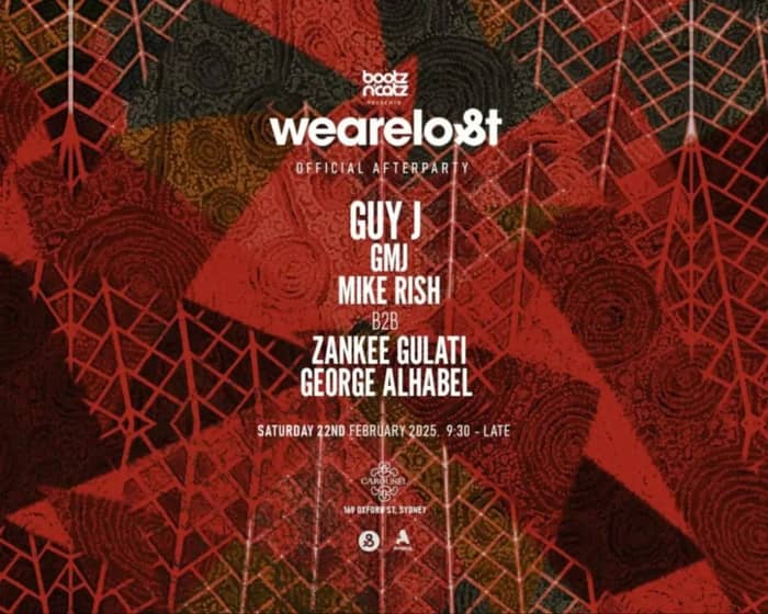 We Are Lost Sydney Official Afterparty tickets