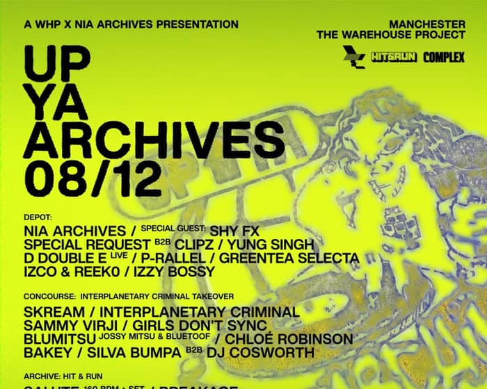 Up Ya Archives | Warehouse Project tickets