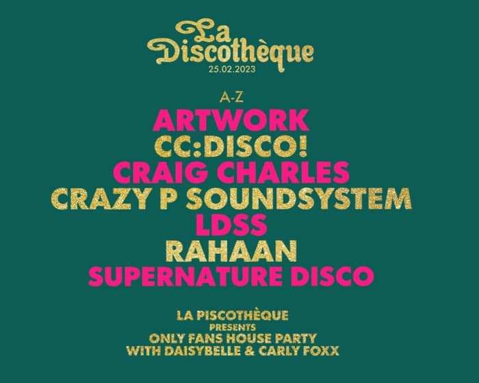 La Discothèque Manchester tickets