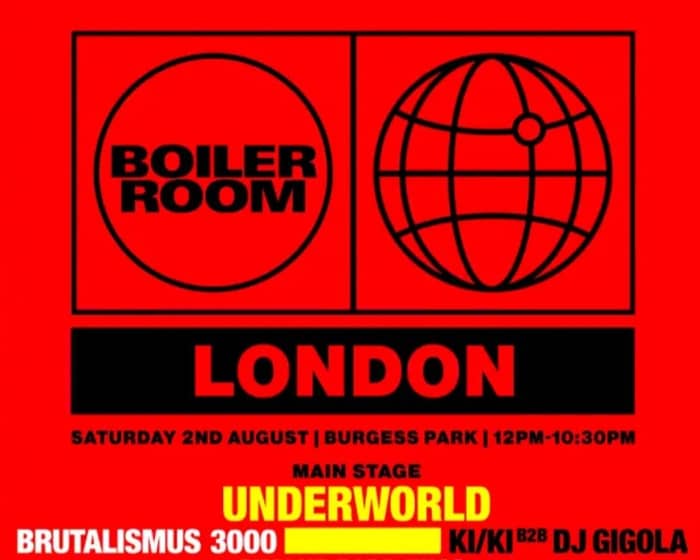 Boiler Room: London | Saturday tickets