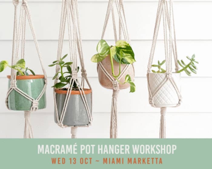 Macramé Plant Hanger Workshop tickets