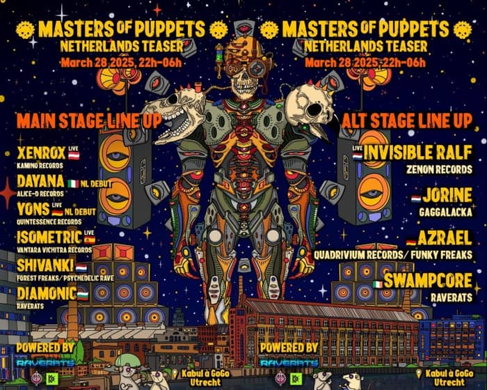 Masters Of Puppets Netherlands Teaser tickets