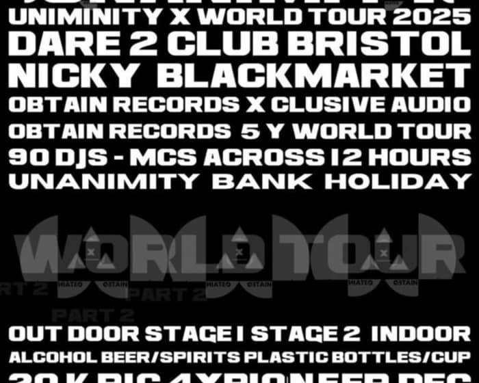 Unanimity Festival (EARLY BIRD TICKET) Obtain X Clusive 5 Y TOUR tickets