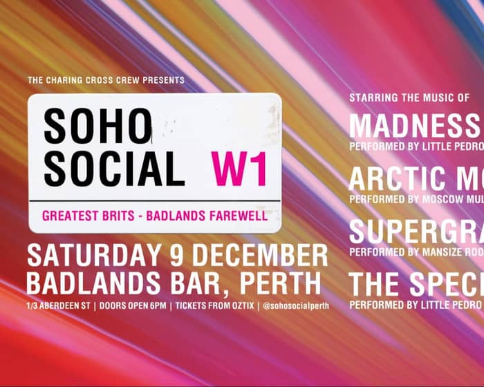 Soho Social | Greatest Brits tickets