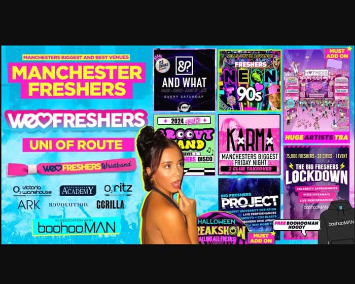 We Love Manchester Freshers Ultimate Wristband tickets