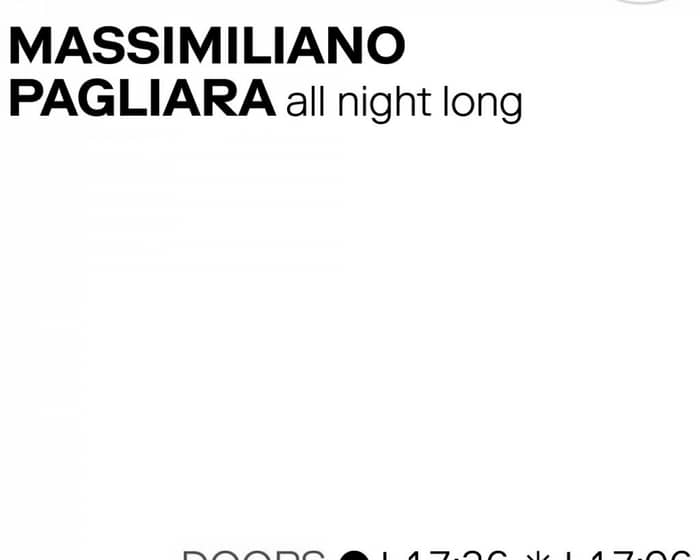 Massimiliano Pagliara tickets