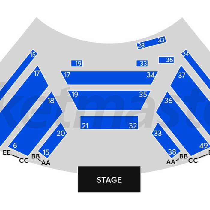 Wrest Point Hobart seat map