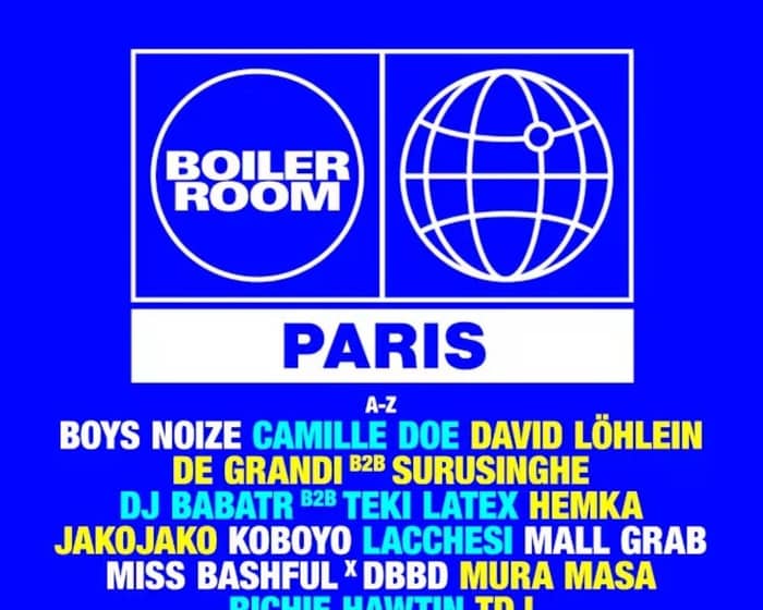 Boiler Room: Paris | Saturday tickets