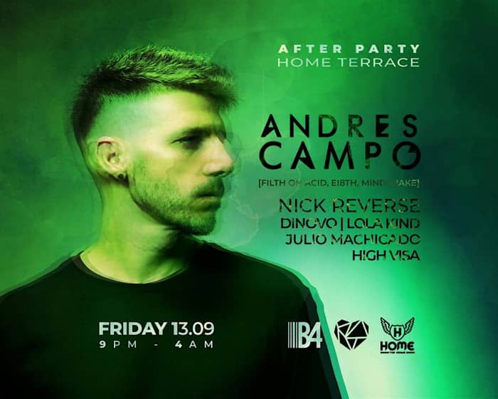 WeLove Andres Campo - Home Terrace | After Party tickets