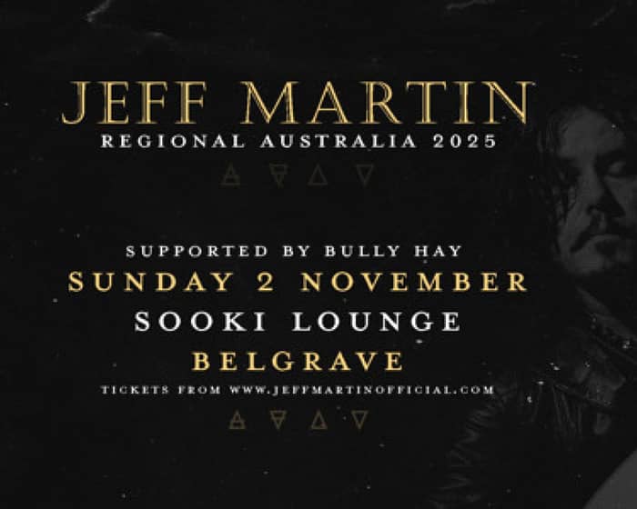 Jeff Martin tickets