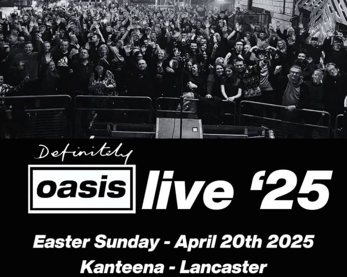 Definitely Oasis tickets