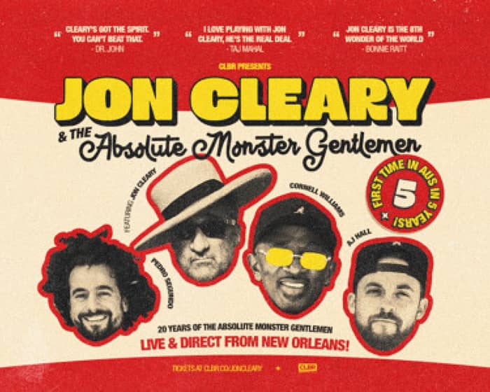 Jon Cleary and the Absolute Monster Gentlemen tickets