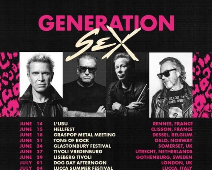 Generation Sex tickets