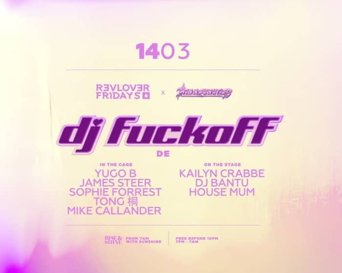 DJ Fuckoff tickets