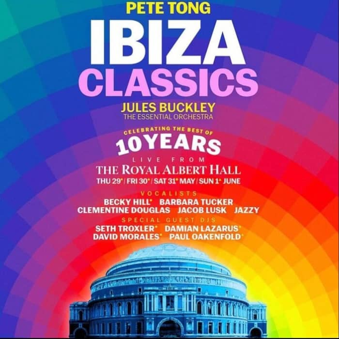 Pete Tong presents Ibiza Classics events