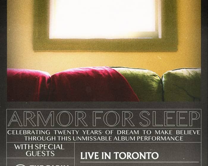 Armor For Sleep, The Early November and The Spill Canvas Live In Toronto tickets
