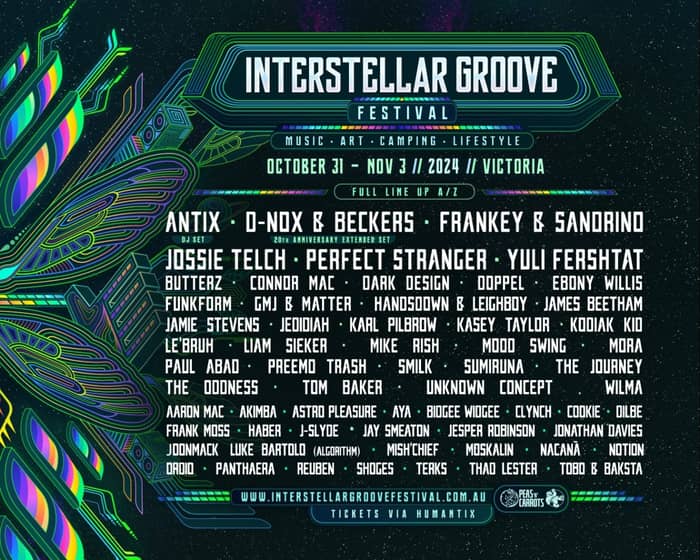 Interstellar Groove Festival 2024 tickets