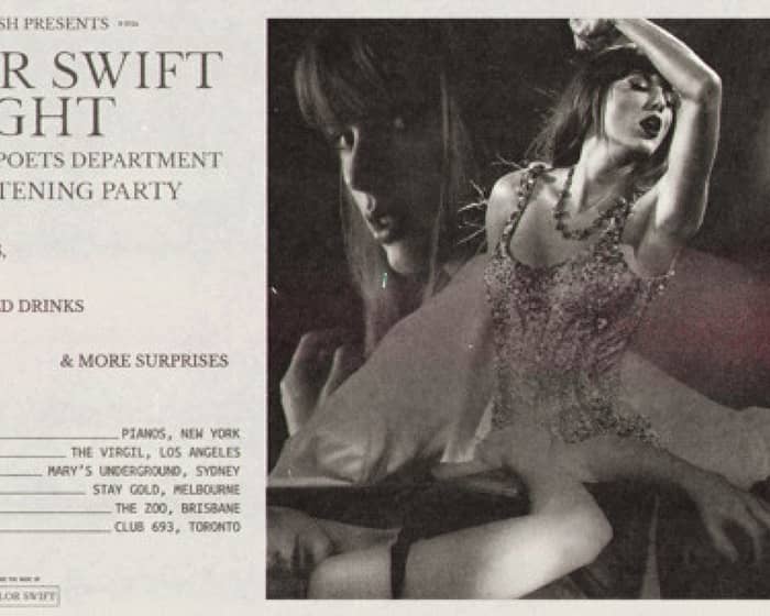 Taylor Swift ‘The Tortured Poets Department’ Listening Party tickets