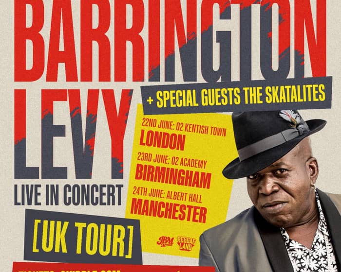 Barrington Levy LIVE in Concert | Manchester tickets