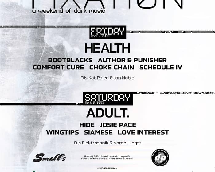 Fixation: A Weekend of Dark Music tickets