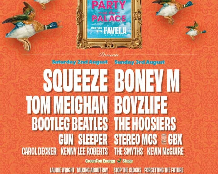 Party at the Palace together with Favela tickets