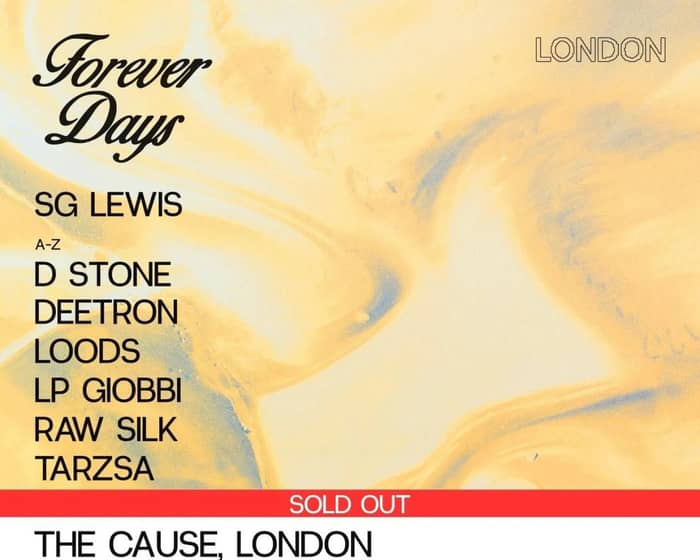 SG Lewis presents Forever Days tickets