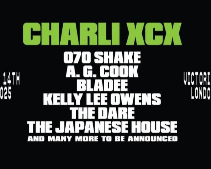 Charli xcx | LIDO 2025 tickets