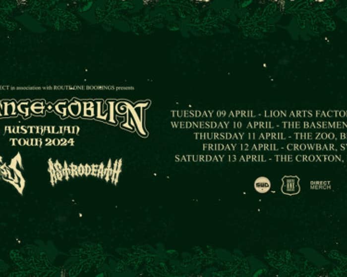 Orange Goblin - Australian Tour tickets
