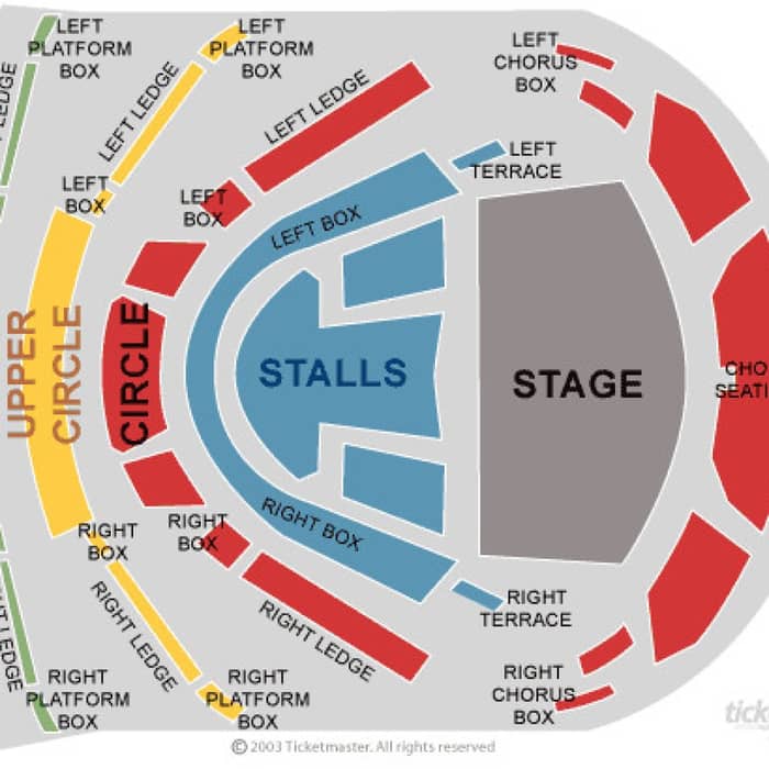 Birmingham Symphony Hall seat map