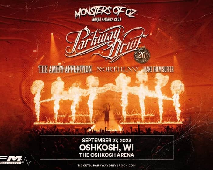 Parkway Drive : Monsters of Oz Tour tickets