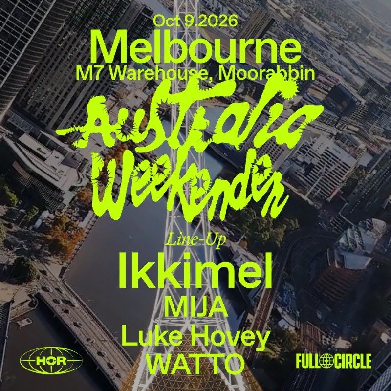 HÖR ON TOUR: Australia Weekender - Melbourne