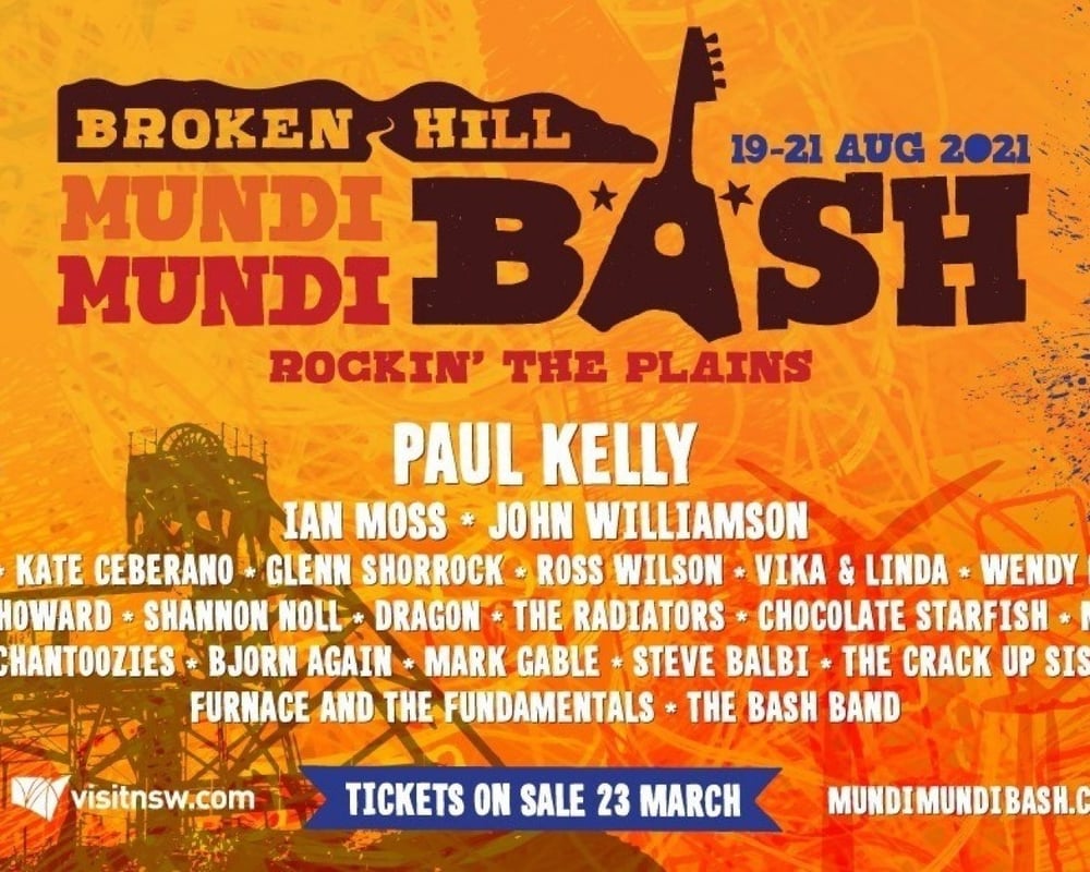 Broken Hill Mundi Mundi Bash tickets