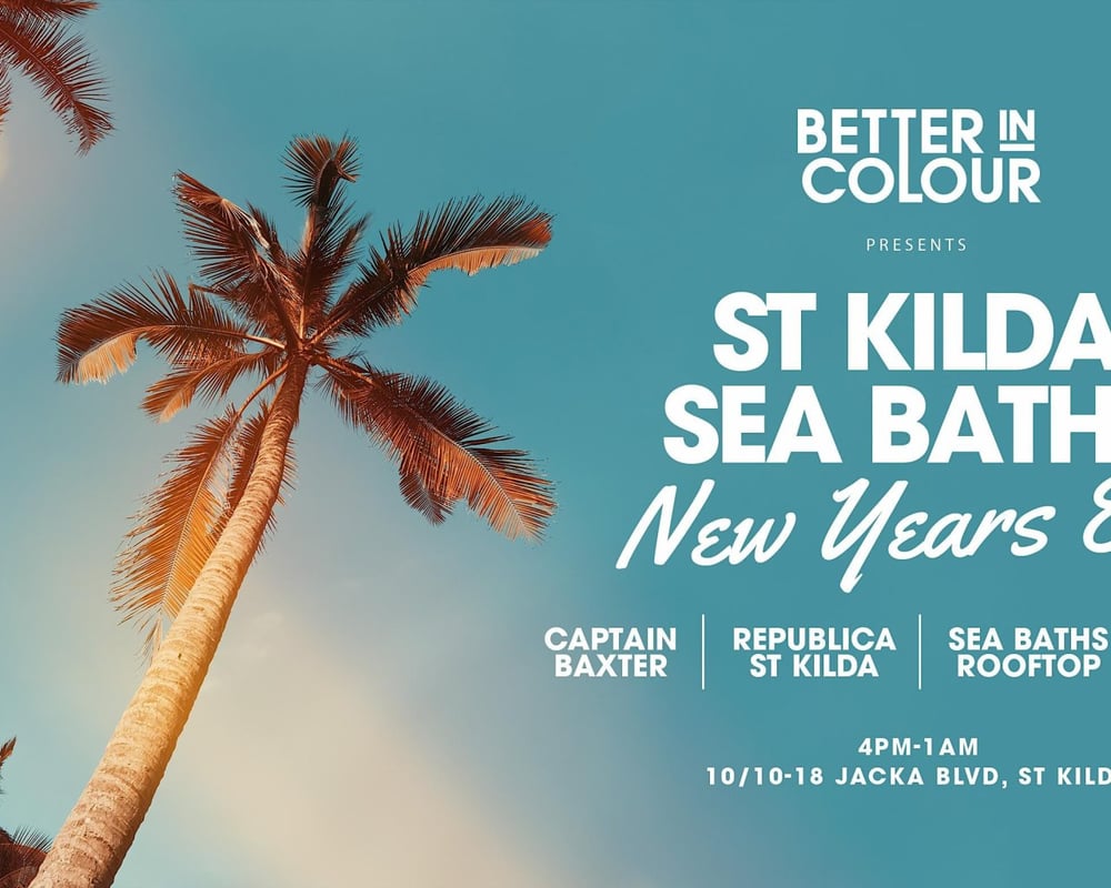 Better In Colour, New Years Eve 2023 Tickets, Melbourne, 31/12/2023