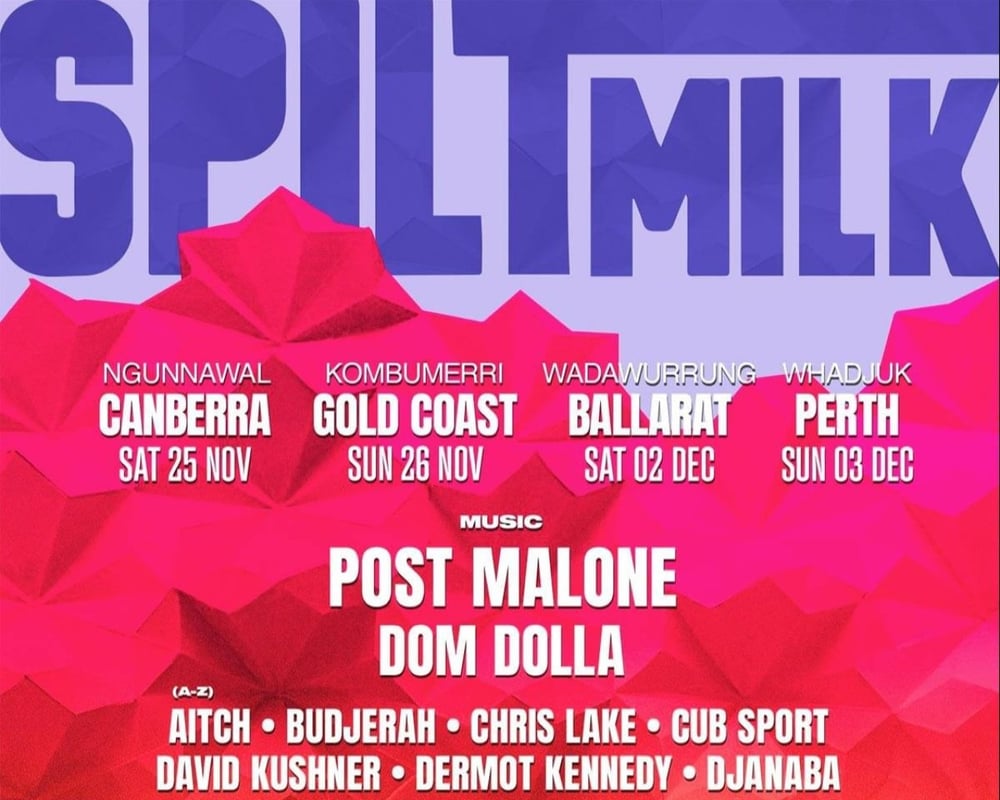 Spilt Milk 2023 | Perth tickets