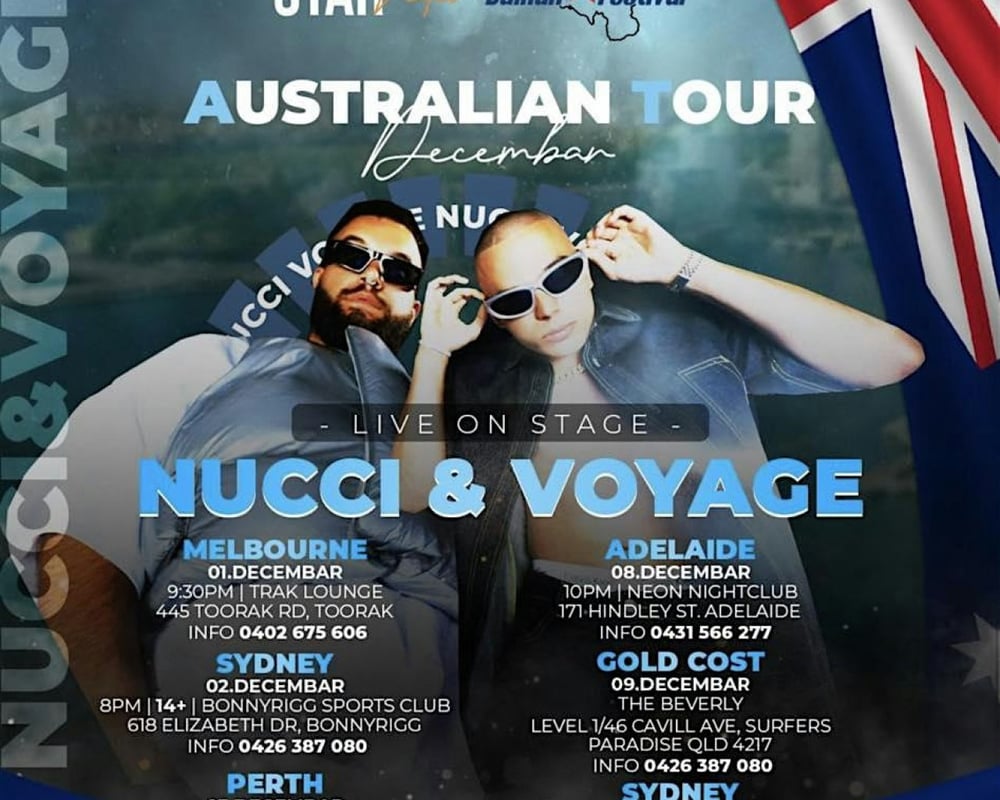 voyage and nucci australia tour