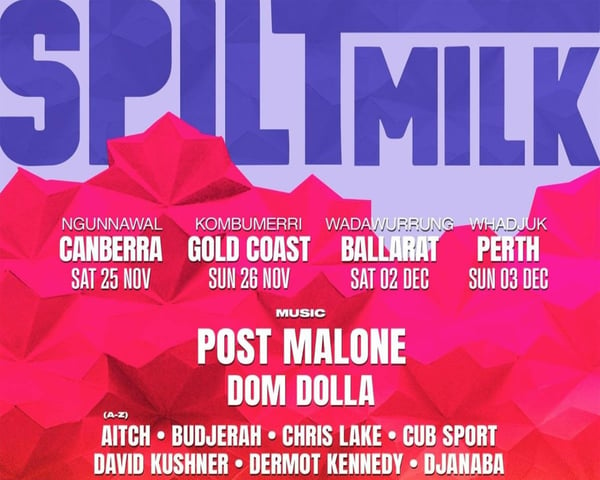 Spilt Milk 2023 | Canberra Tickets | Canberra | 25/11/2023 | Tixel