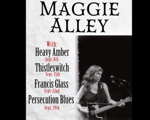 **FREE ENTRY** Maggie Alley tickets