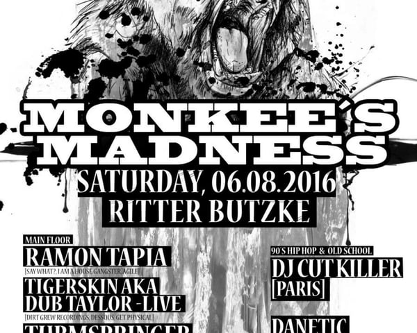4 Years Monkees Madness with Ramon Tapia, Tigerskin Live, Turmspringer, DJ Cut Killer (Paris) tickets