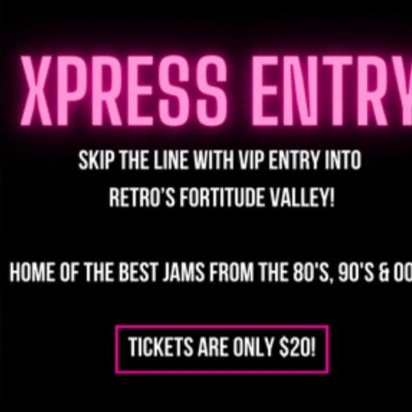 Xpress Entry Retro's Fortitude Valley tickets in Australia Tixel