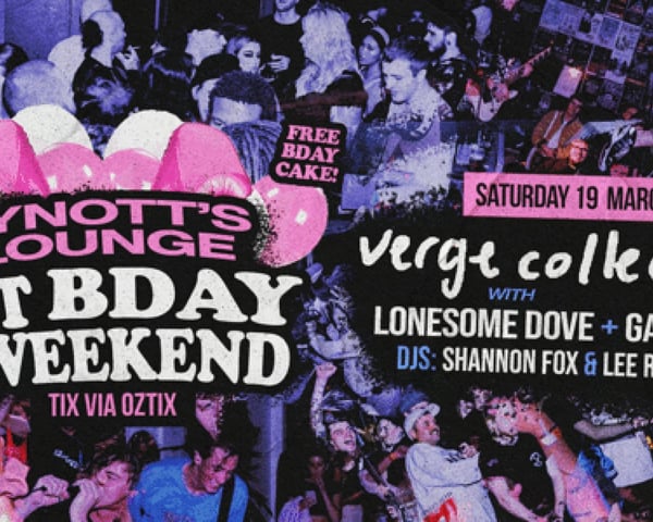 Lynott's Lounge 1st Birthday - Saturday tickets
