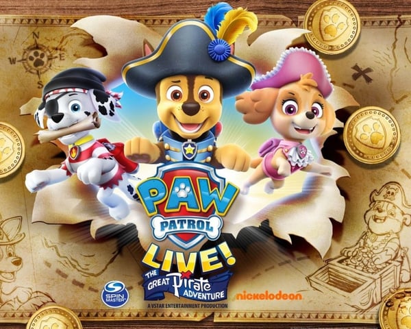 PAW Patrol Live! The Great Pirate Adventure tickets