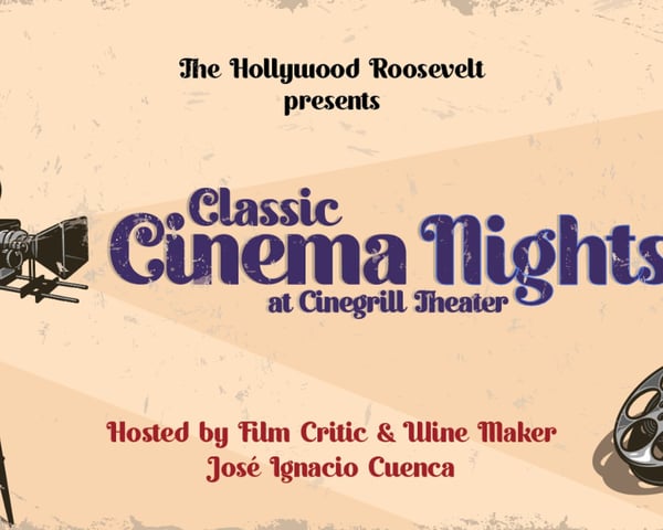 Classic Cinema Night at Cinegrill Theater tickets
