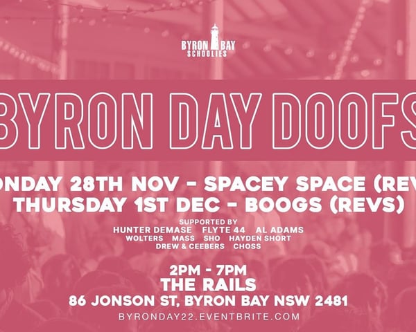 Byron Schoolies Day Party Doofs tickets